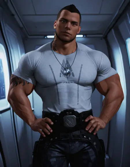 Mass Effect - James Vega - Illustrious