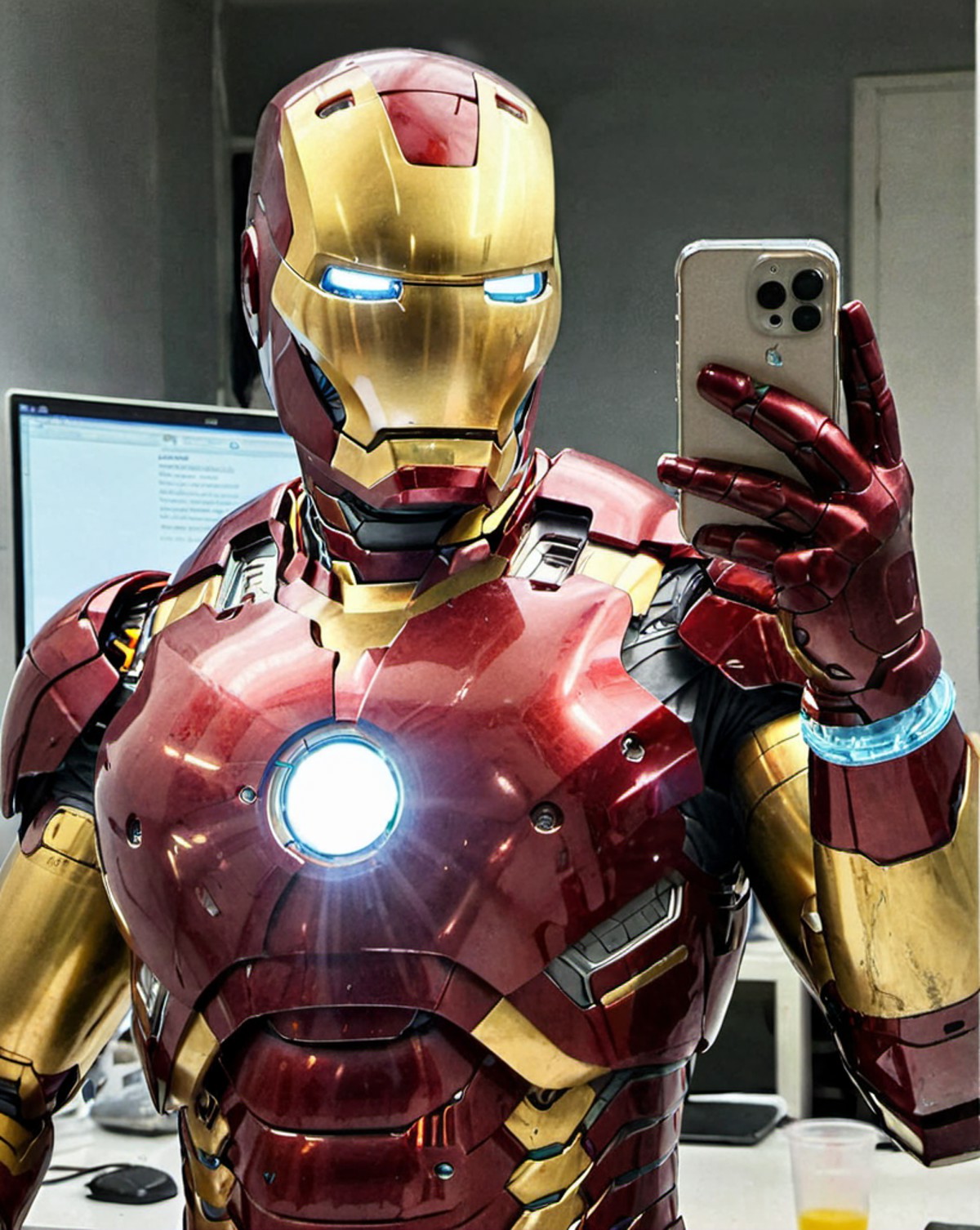 <lora:iphone_mirror_selfie_v01b:1>
((very grainy low resolution amateur:1.2))
 iphone mirror selfie
IronMan holding iphone...
