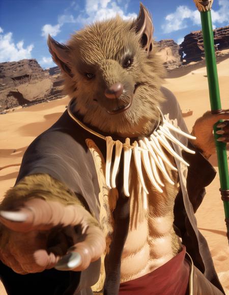 Yellow Wind Sage | 黄风大圣 - Black Myth: Wukong (PDXL/SeaartFurry 