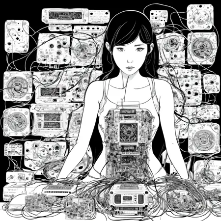 djz Lineart Girl
