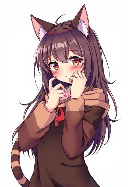 Cat girl, anime style,
