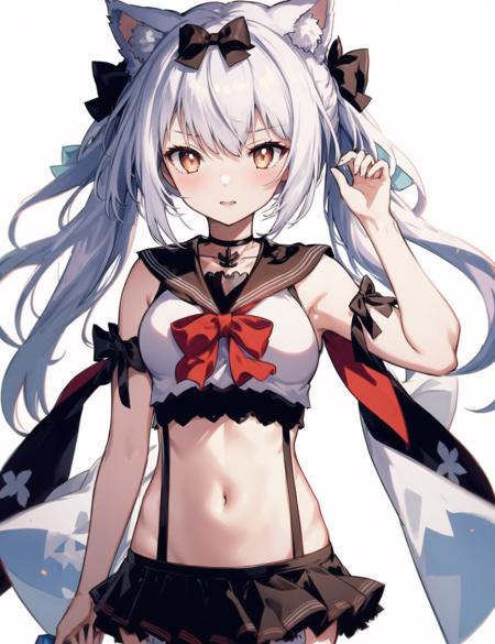 1girl, cowboy shot,
yukikaze \(azur lane\), crop top, miniskirt,
<lora:yukikaze_regular:1>, masterpiece, best quality,