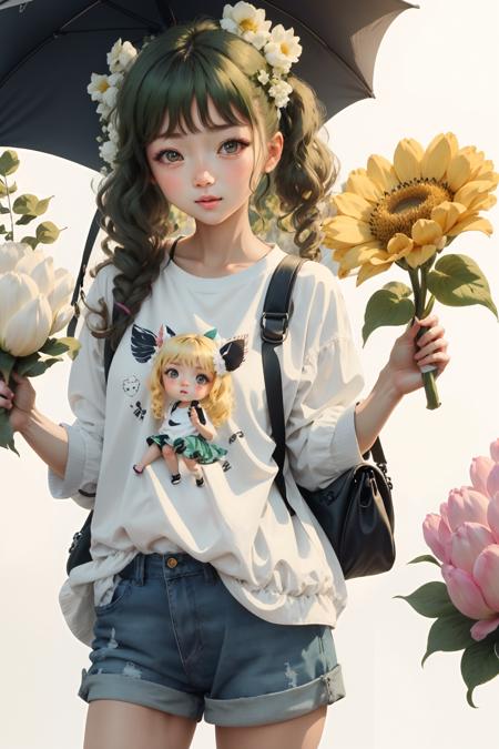 [(white background:1.5)::15] 1girl, solo,flower garden chibi<lora:meomeo:1> :D meomeo style <lora:gachaSplashLORA_gachaSplashFantasy20:1>