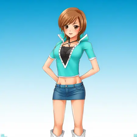 Itsumo Genki / 逸茂げんき - THE Gal Mahjong / THEギャル麻雀 (DS) (Anime Version) (V2)