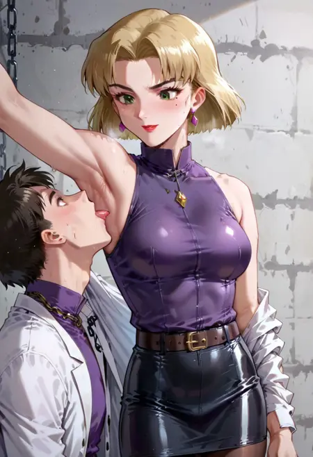 armpit licking femdom