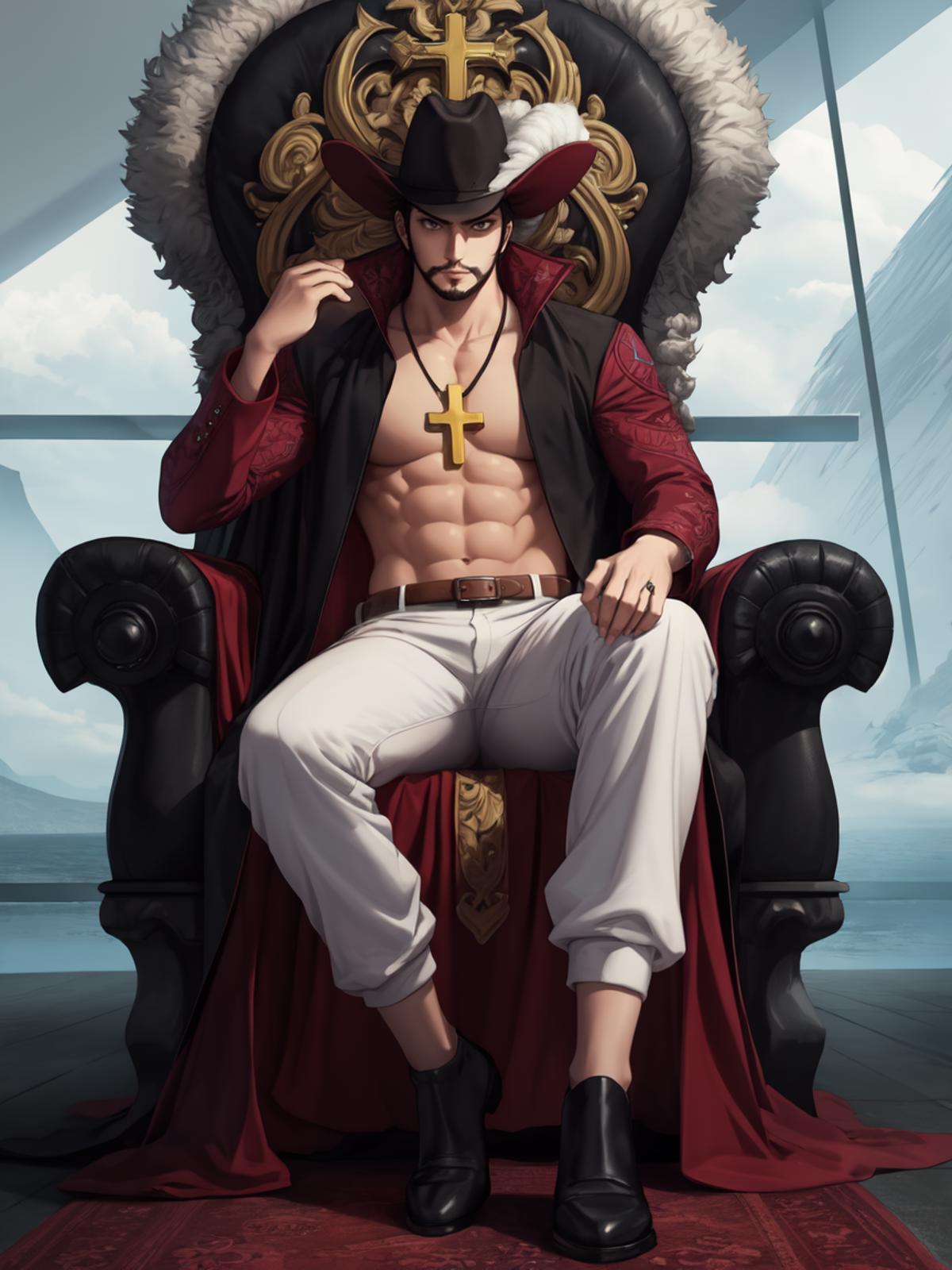 Dracule Mihawk | One Piece (anime character) | ownwaifu image by ownwaifu