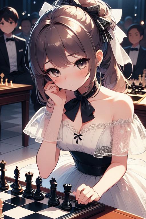 girl like playing chess image by ghostpaint