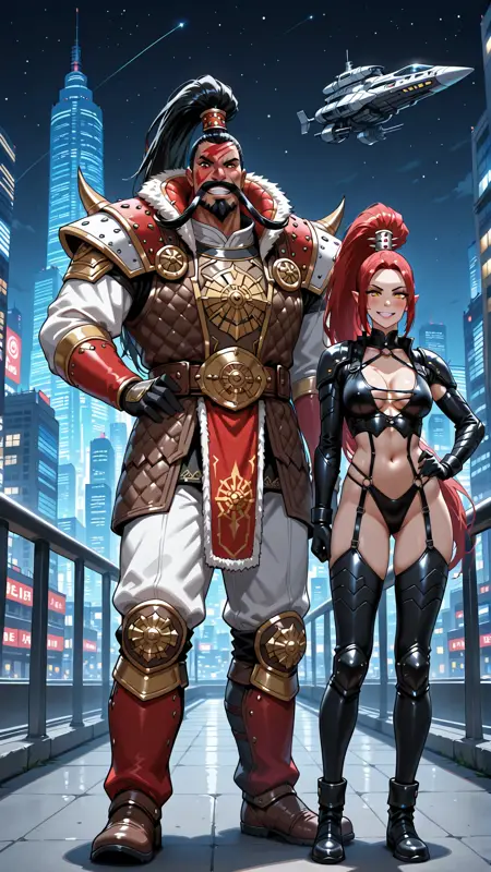 Warhammer 40K - Hesperakhan (Jaghatai Khan X Lelith Hesperax)