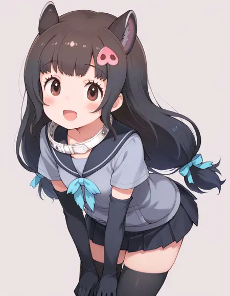 [kemono friends] クビワペッカリ―/collared peccary [ILL/Pony]