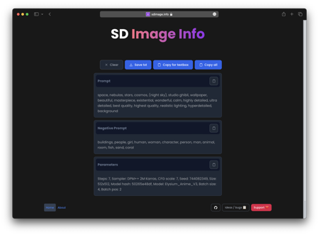 SD Image Info v1.1