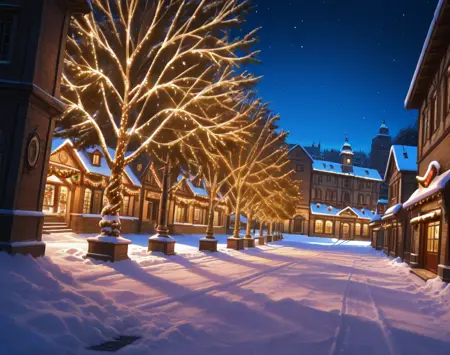 Christmas Town (Architecture) (Illustrious) (AD)