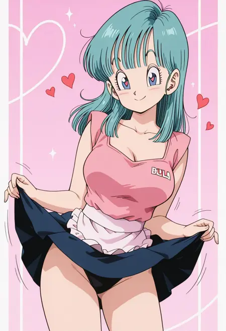 bulma 1980 anime style
