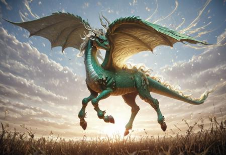 A brave knight wearing dragon's armor, riding a deer through a meadow. Highly detailed, photorealistic, epic, fantasy art style, 4K resolution. hkmagic
extremely detailed,