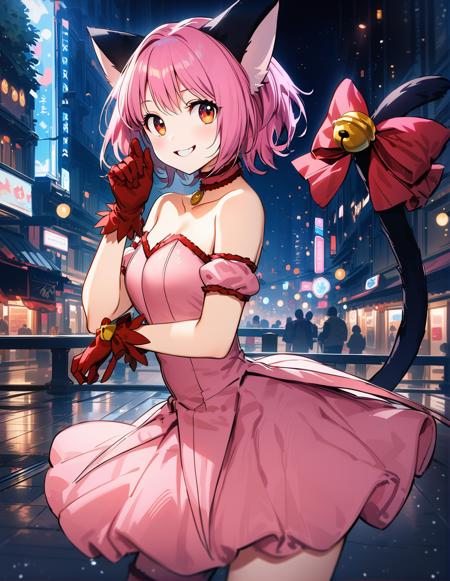 [Animagine & Pony] Mew Ichigo / Tokyo Mew Mew / ミュウイチゴ / 東京ミュウミュウ original-for-Animagine-v2