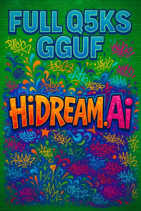 HiDream I1 FULL [GGUF+FP8+F16] with ComfyUI workflow Q5KS