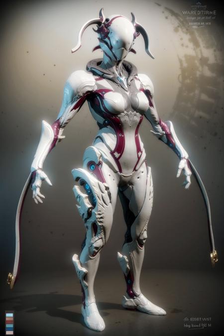 est quality, high quality,high detailed,robot,alien, breasts,science fiction, full body,solo,warframe, long cloak,casque,animal head,strong body<lora:warframe:1>