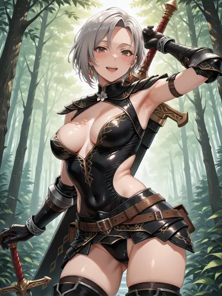 Monster Hunter (MHF) - Noir Armor (ノワール装備) pony/illuXL