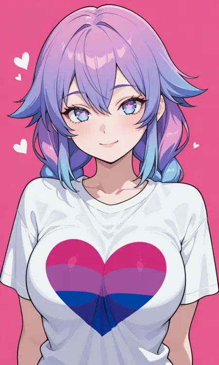 Bisexual Heart Shirt [SD 1.5/IL]