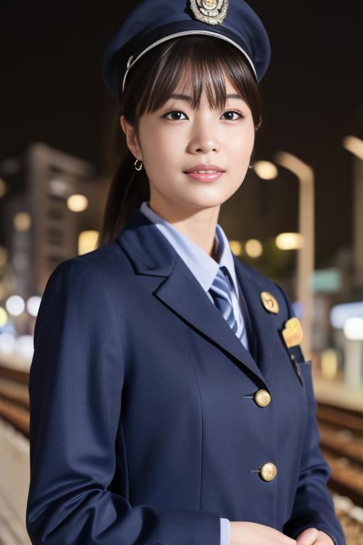 Japan Train Conductor Uniform image by meantweetanthony