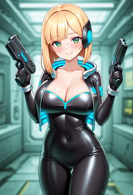 ("Illustrious" Ver) "Cyber Crush 2069" (By "Mature Games") Art Style