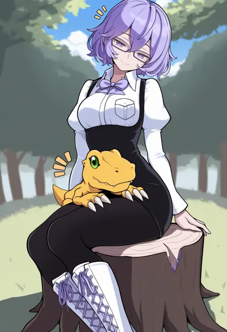 Mirei Mikagura / 御神楽 ミレイ (Digimon series) [NoobAI-XL]