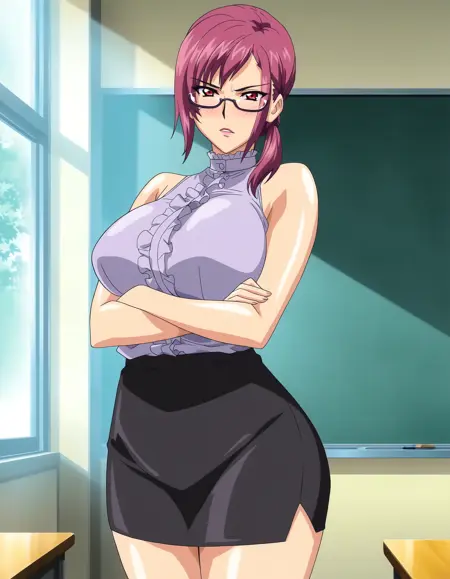 Yamazaki Suzuko (Hentai: Rinkan Club) NoobAI-XL (V-pred / Epsilon Illustrious)