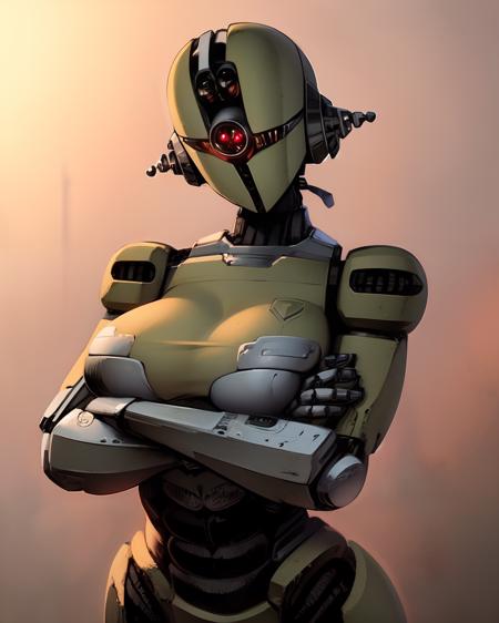 <lora:Assaultron:0.8>
solo, assaultron, robot joints, crossed arms, breasts