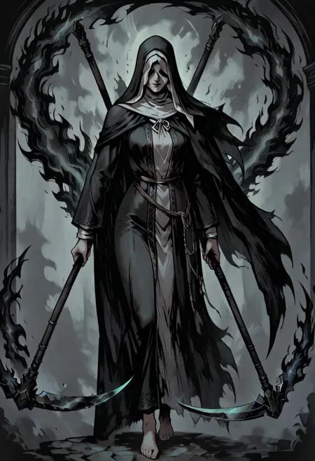 Black Flame / Amaterasu IL&NoobAI | Shrekman Elemental Loras