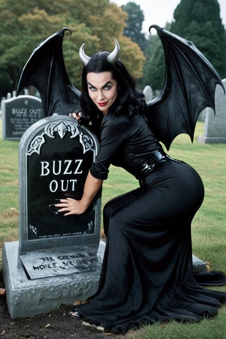 Maila Nurmi as Vampira SDXL v1.0
