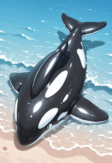 Inflatable Orca