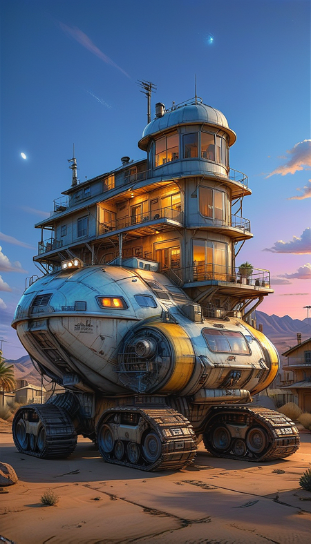 (cel-shading:2)+, (in ARTIST style:1.6), (masterpiece:1.7),  night, glow neon,
hyperrealism, glossy, shinny, clear image, accurate picture, clear picture, precise image, focused image, Science fiction style, Science fiction,
(no humans, ground vehicle, sky, outdoors, motor vehicle, cloud, vehicle focus, scenery, building, Tracked Vehicle, Traction City,palm)
night, glow neon,
(masterpiece:1.8), (highest detailed:1.8), perfectly lighted, (contrast), (saturated), (((sharp focus))),
(hyperdetailed:1.3), (intricate details:1.2), (Refined details:1.3), (best quality:1.5), highly detailed textures, vibrant colors,
(ultra sharp focus:1.8), (detailed texture:1.8), (detailed edges:1.8), (thin lines:1.8), (best quality:1.8),
<lora:Apparatus_-_Traction_City_Walkers_Vehicles:1>,