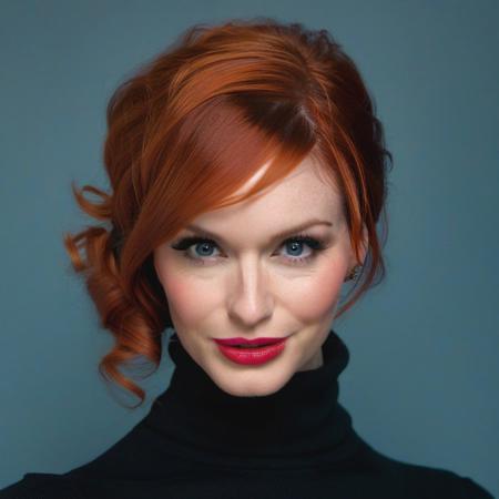 ChristinaHendricks1024 , a woman, +++(full body), turtleneck, detailed eyes, photography, trending on artstation, sharp focus, studio photo, intricate details, highly detailed, by greg rutkowski  <lora:ChristinaHendricks1024:0.8>