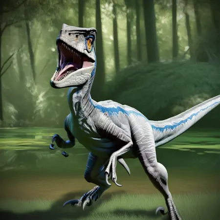 Blue-Jurassic World Velociraptor