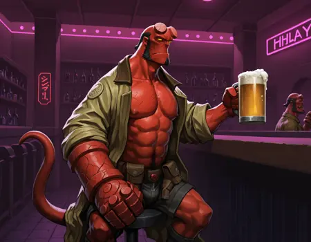 hellboy ( comics ) ( Illustrious )