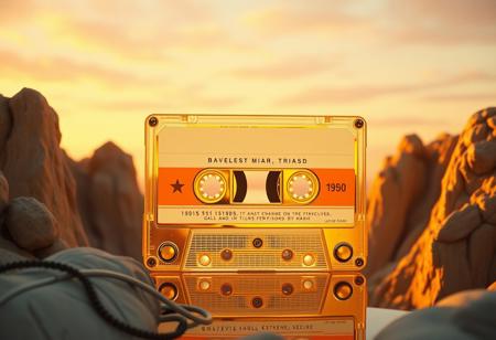 Avant-garde , gold and chrome , cassette futurism 1980s