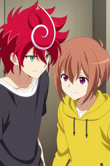 Chrono Shindou & Asukawa Taiyou - Cardfight!! Vanguard G - (Illustrious) [Commission] V1