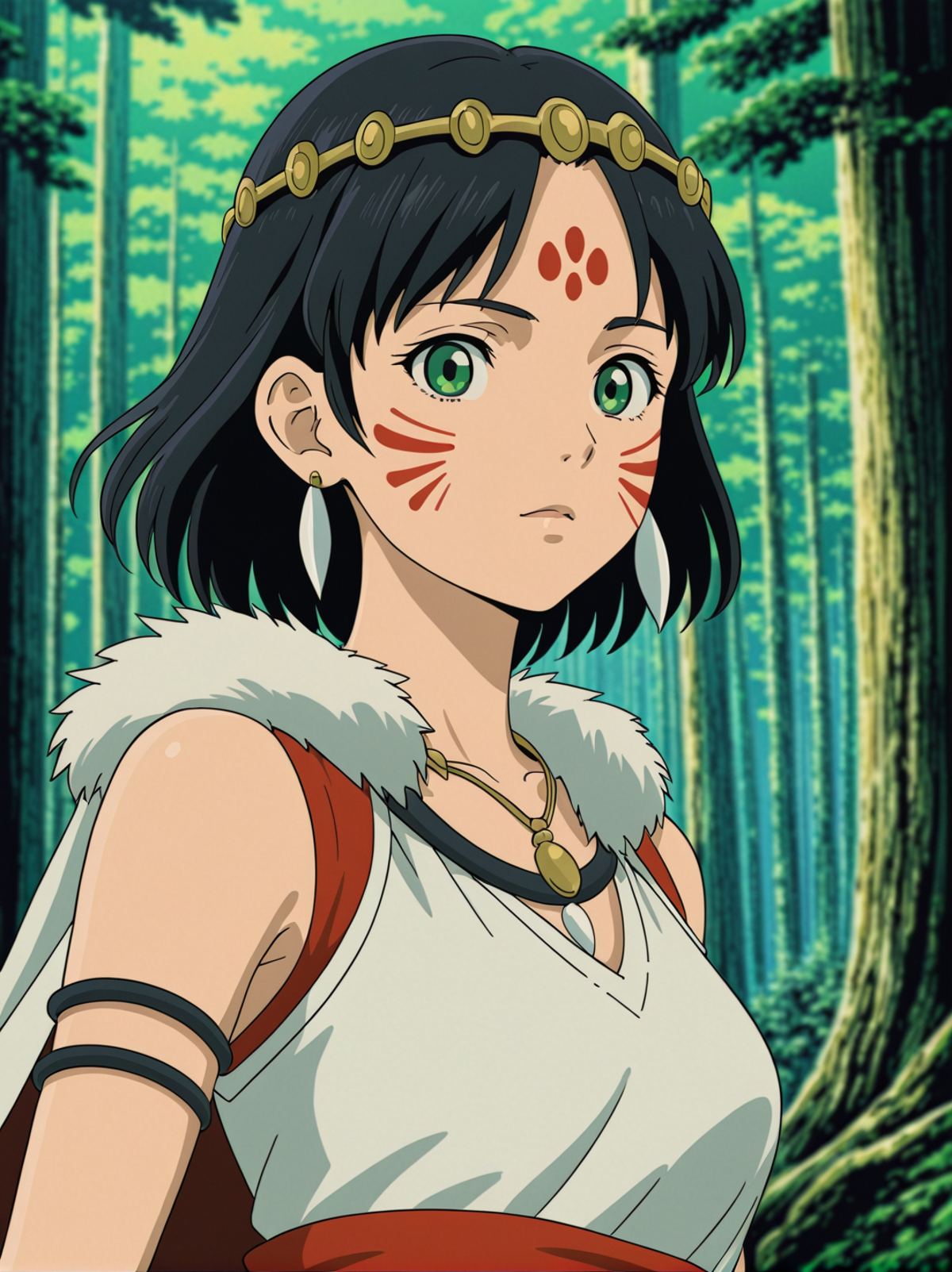 princess mononoke san face