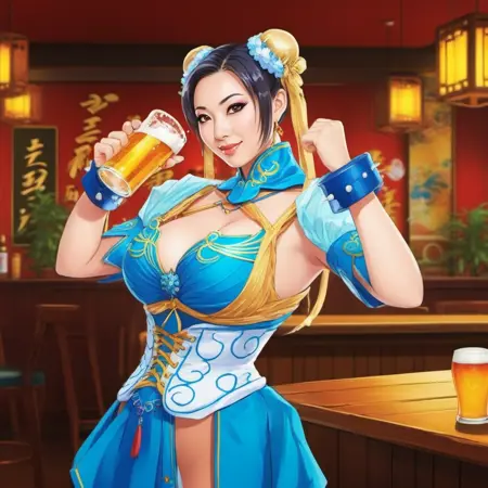 Chun-Li - Street Fighter franchise - SDXL