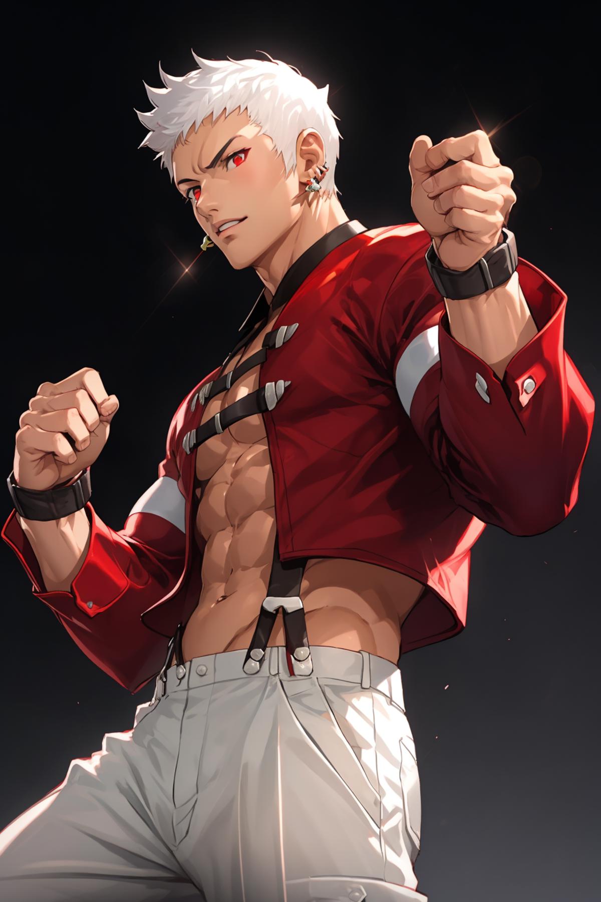 Yashiro Nanakase (The King of Fighters) image by Mikalichou