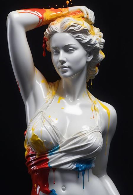 white female marble statue, (dark smoky background with brilliant colors:1.4), sheen, (colorful liquid oil paint like a tornado:1.1),<lora:add-detail-xl:0.75>,  <lora:xl_more_art-full_v1:0.5>,  <lora:ral-drptpl:0.4> ral-drptpl