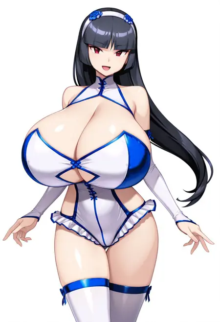 Acrobatic Trainer Lan Xiang Costume - Action Taimanin