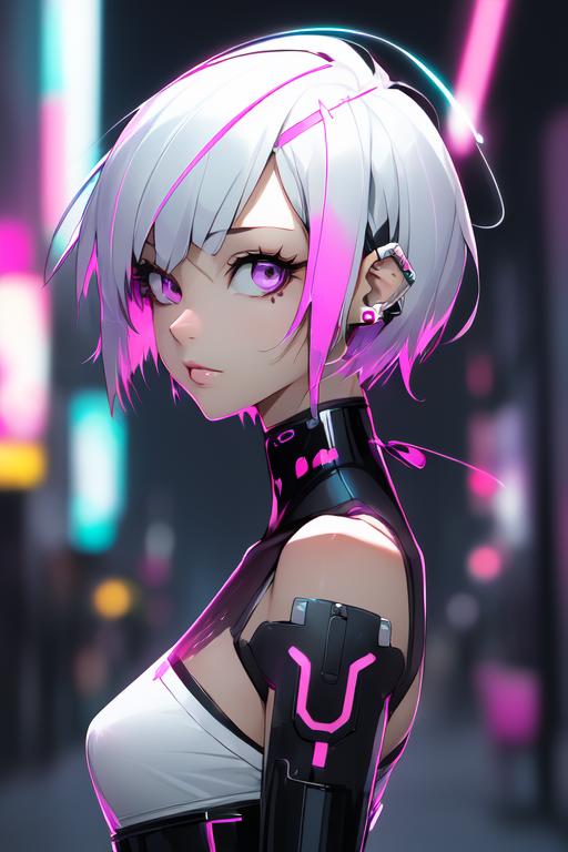 cyber style girl image by victorc25744