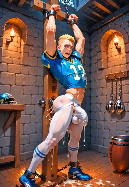 BDSM Rack - Bondage Wall - Chained