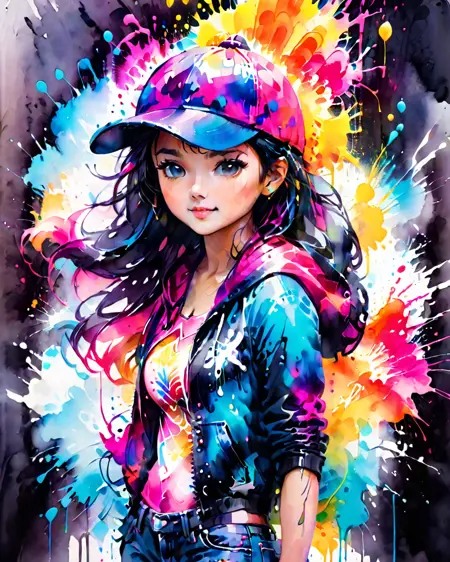 【SDXL】Ink_Splashing | Dataset