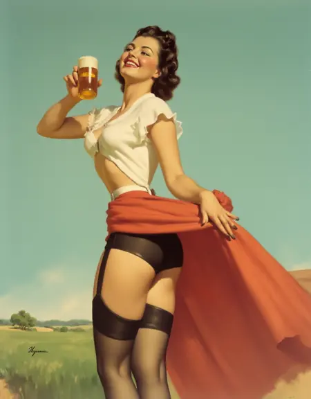 Pinup Art Style