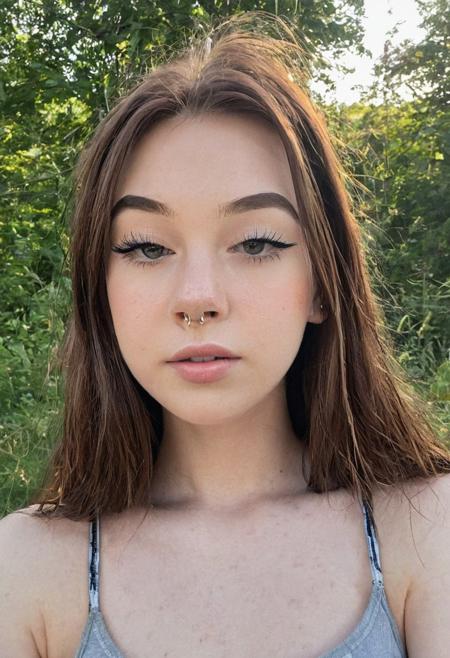 instagram photo, photo of a 24 y.o woman, fair skin, outdoor, Haylee, egirl