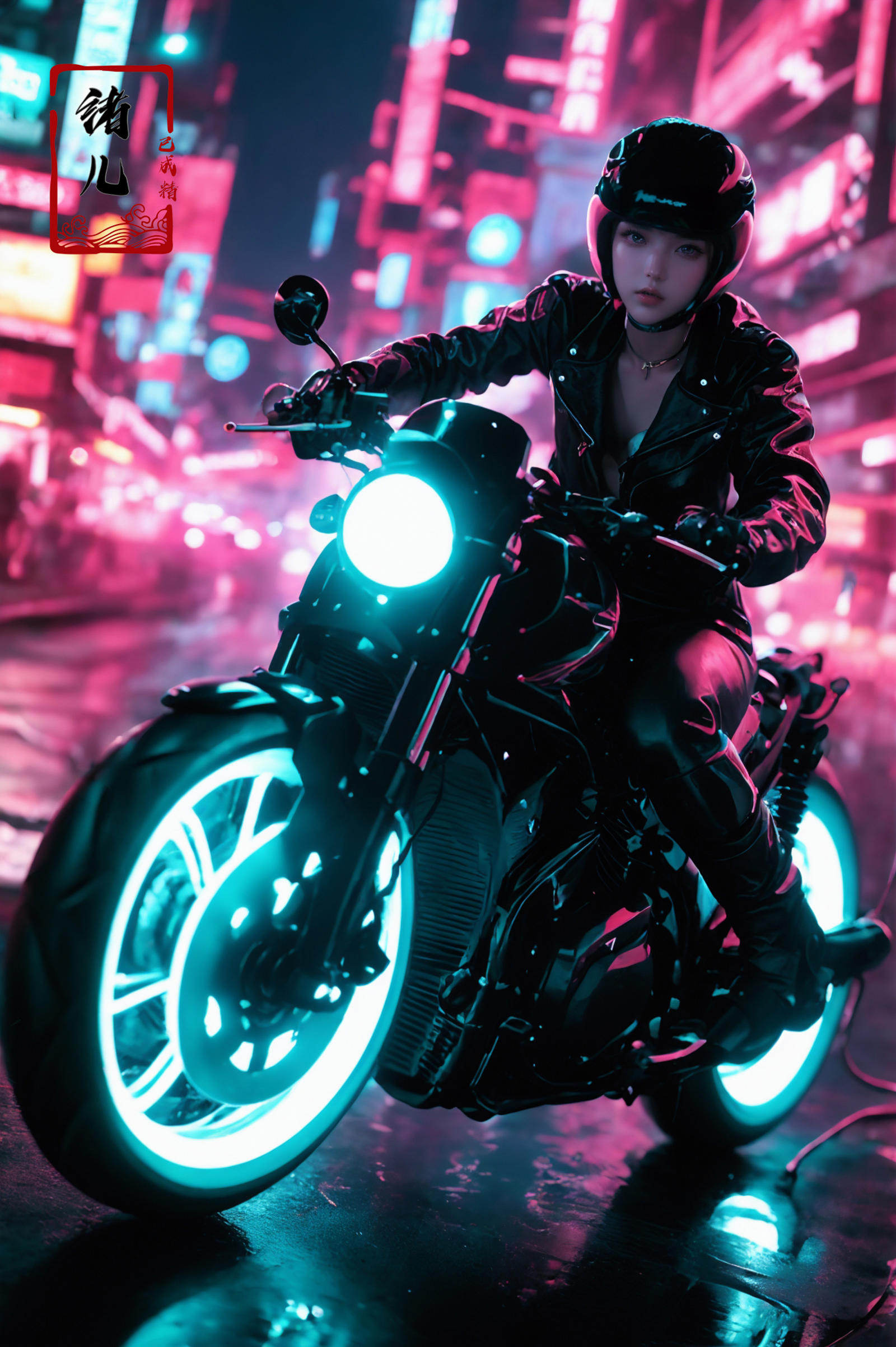 绪儿-摩托少女 xuer future motorcycle image by XRYCJ