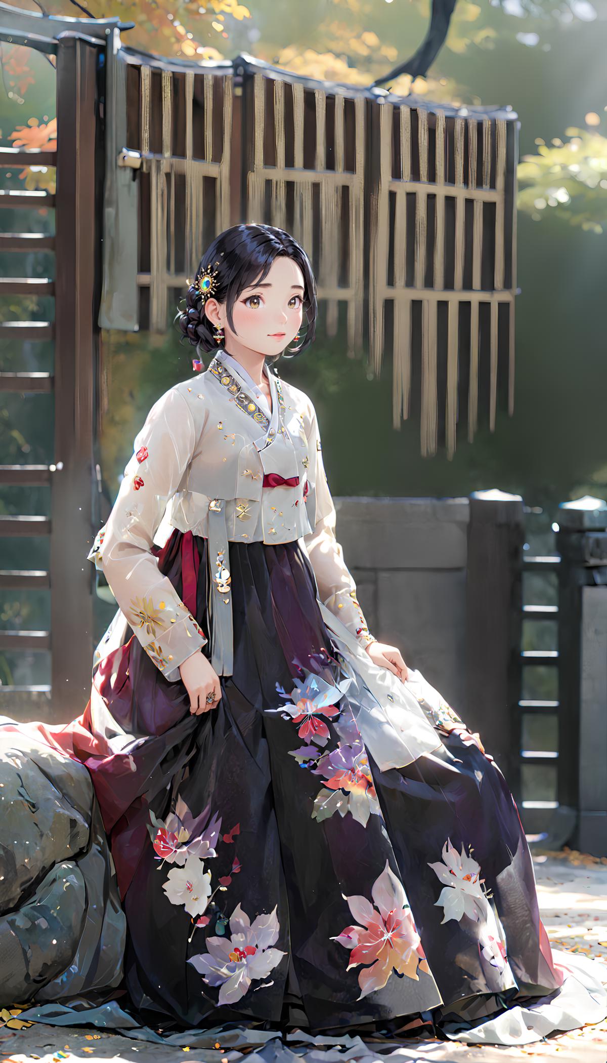 Hanbok_Woman_XL Korean traditional clothes image by rengokuKyoujurou