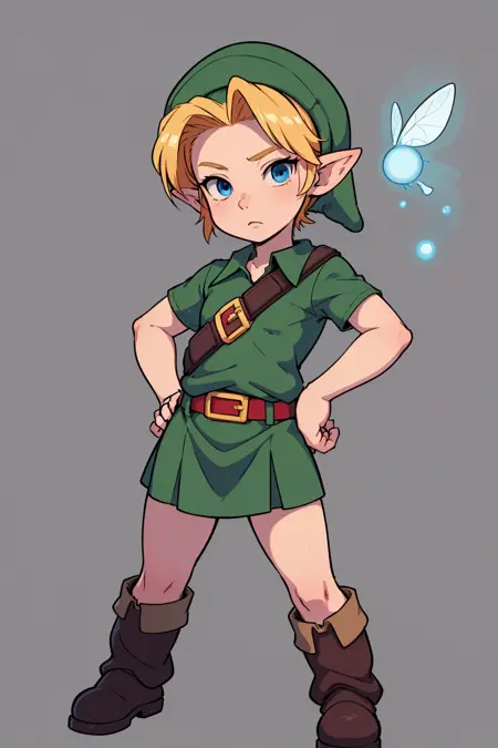 Young Link - The Legend of Zelda - SD1.5 LoRA