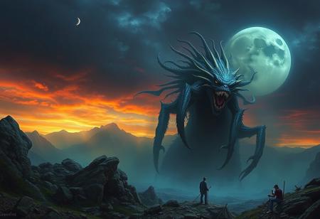 zdzisław beksiński inspired monster